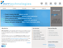 Tablet Screenshot of mrrtechnologies.com